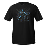 SKEPTIKWORLD MEN'S AQUARIUS CAT CONSTELLATION T-SHIRT (JAN 20 - FEB 18)