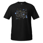 SKEPTIKWORLD MEN'S ARIES CAT CONSTELLATION T-SHIRT (MAR 21 - APR 19)