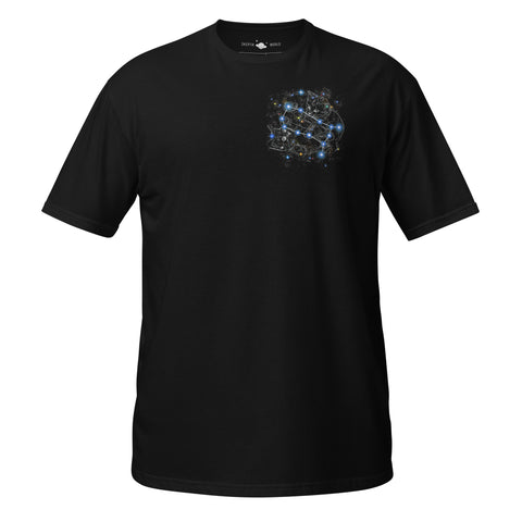 SKEPTIKWORLD MEN'S GEMINI CAT CONSTELLATION T-SHIRT (MAY 21 - JUN 20)