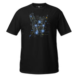 SKEPTIKWORLD MEN'S LIBRA CAT CONSTELLATION T-SHIRT (SEP 23 - OCT 22)