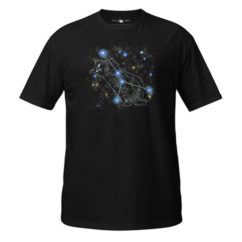 SKEPTIKWORLD CANCER CAT CONSTELLATION T-SHIRT (JUN 21 - JUL 22)