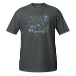 SKEPTIKWORLD MEN'S CAPRICORN CAT CONSTELLATION T-SHIRT (DEC 22 - JAN 19)