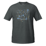 SKEPTIKWORLD MEN'S CAPRICORN CAT CONSTELLATION T-SHIRT (DEC 22 - JAN 19)