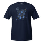 SKEPTIKWORLD MEN'S LIBRA CAT CONSTELLATION T-SHIRT (SEP 23 - OCT 22)