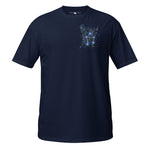 SKEPTIKWORLD MEN'S LIBRA CAT CONSTELLATION T-SHIRT (SEP 23 - OCT 22)