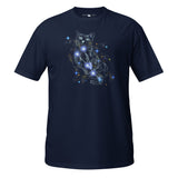 SKEPTIKWORLD MEN'S TAURUS CAT CONSTELLATION T-SHIRT (APR 20 - MAY 20)