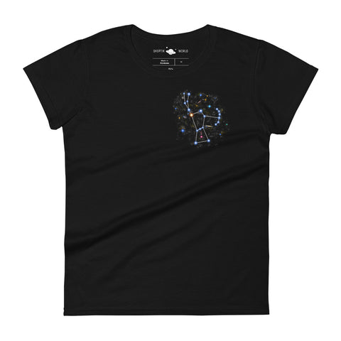 SKEPTIKWORLD WOMENS ORION CONSTELLATION T-SHIRT