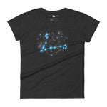 SKEPTIKWORLD WOMEN'S PISCES CONSTELLATION T-SHIRT (FEB 19 - MAR 20)